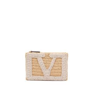 Valentino Garavani Women `Viva Superstar Crochet` Medium Flat Pouch